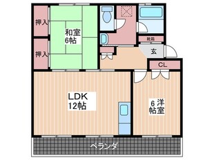 落久保マンションの物件間取画像